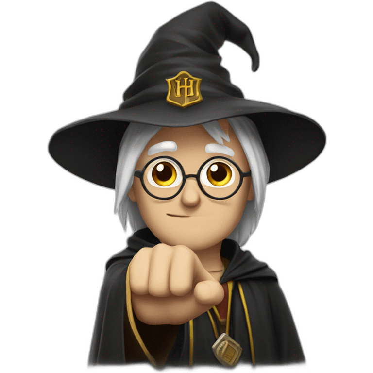 hogwarts wizard thumb down emoji