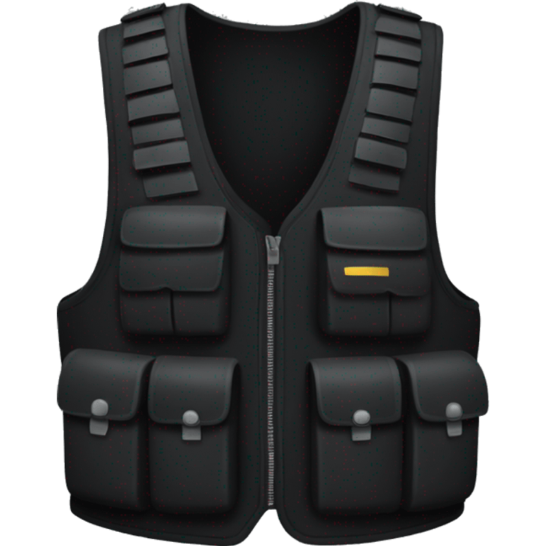 black bulletproof vest (Kanye) emoji