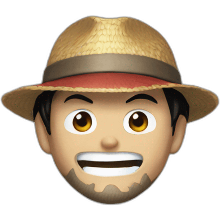 Luffy sur batman emoji