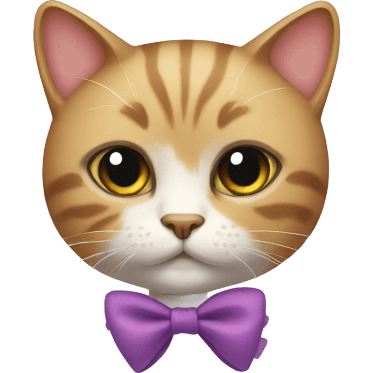 cat with bow emoji