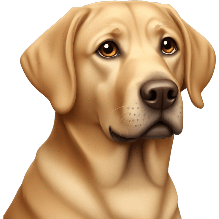 A labrador brown emoji