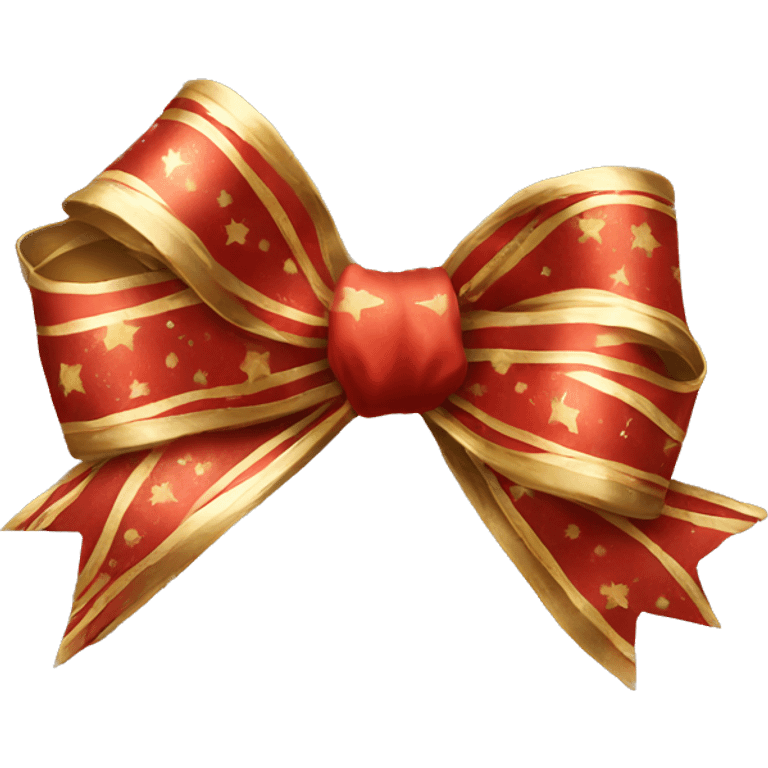 Christmas bow  emoji