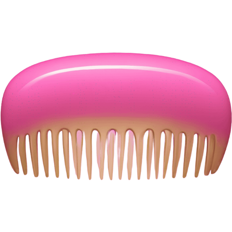 Pink comb emoji