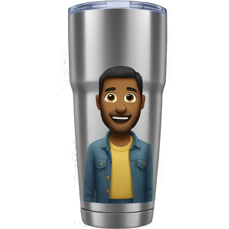 40 oz Stanley tumbler emoji