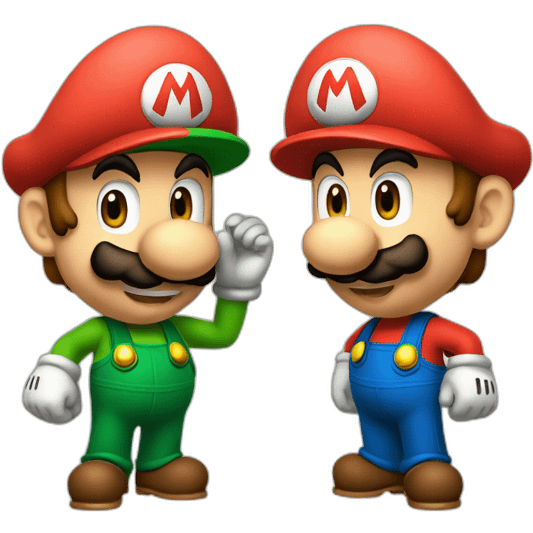 Mario and luigi emoji