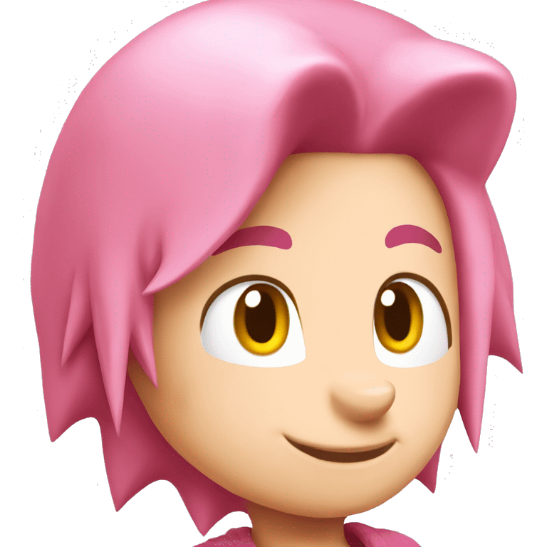 amy rose the hedgehog  emoji