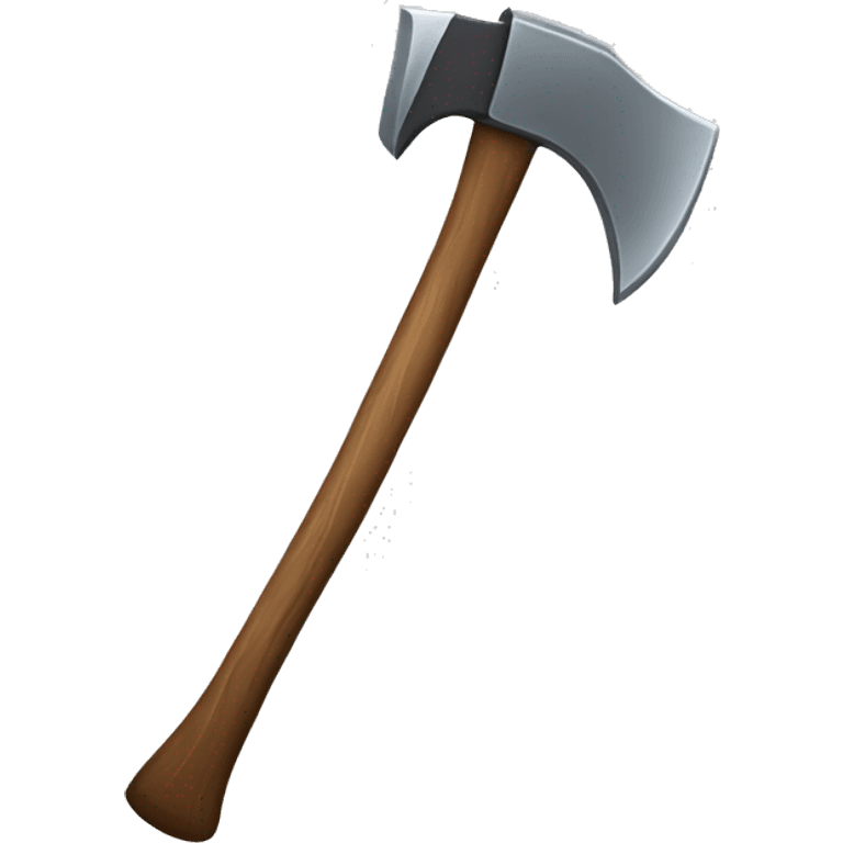 Zapped axe emoji