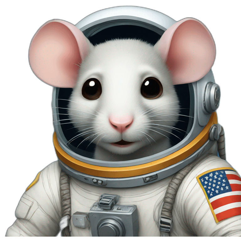 astronaut rat emoji