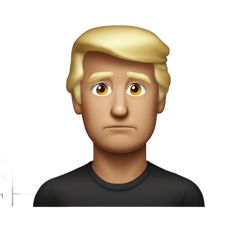 Donald trump mugshot emoji