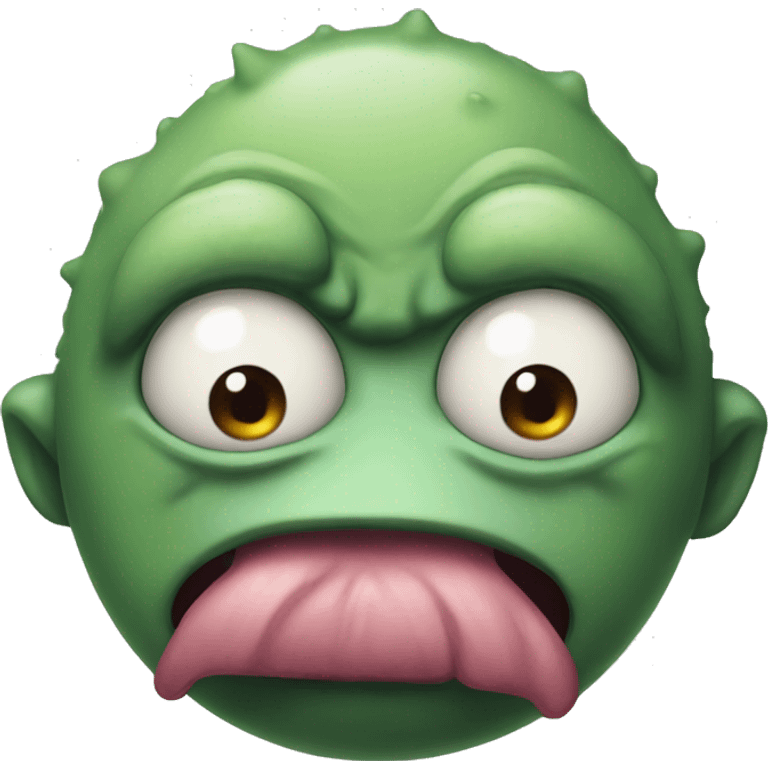 Snotty nose monster emoji