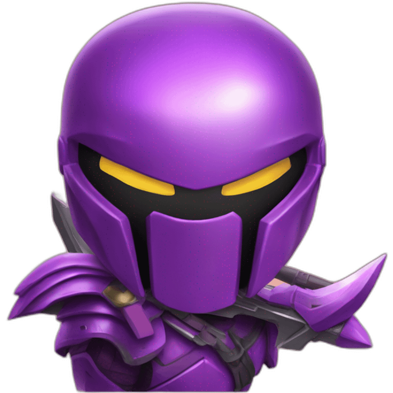 Hallo's spartan in love with needler emoji