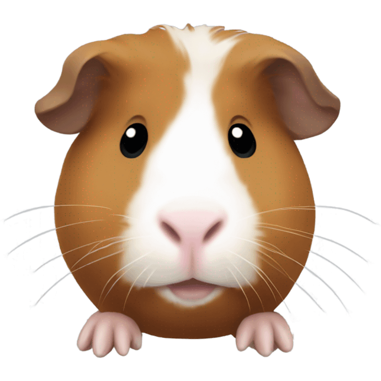 guineapig brown with a white nose emoji