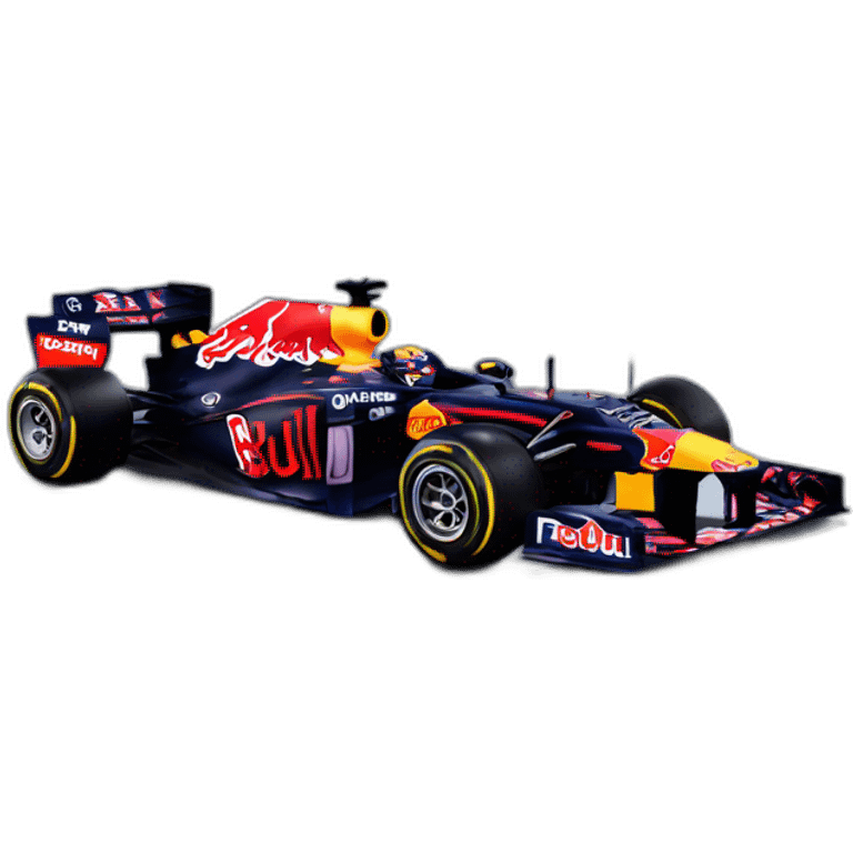 formula 1 car red bull racing emoji