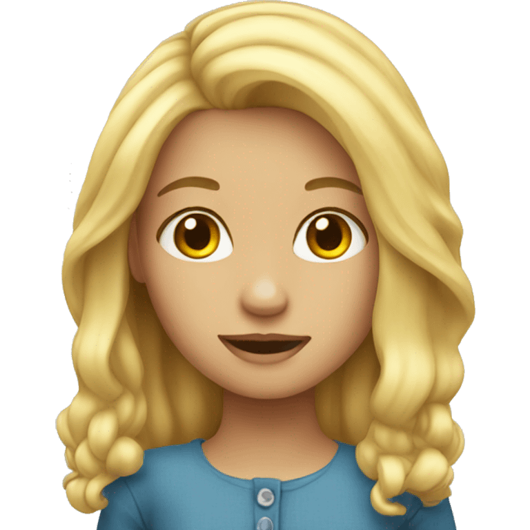  blond girl emoji