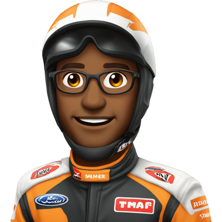 Fox racing driver emoji