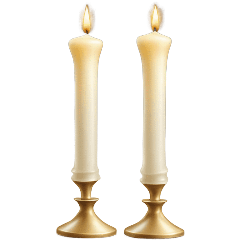 Shabbat candles emoji