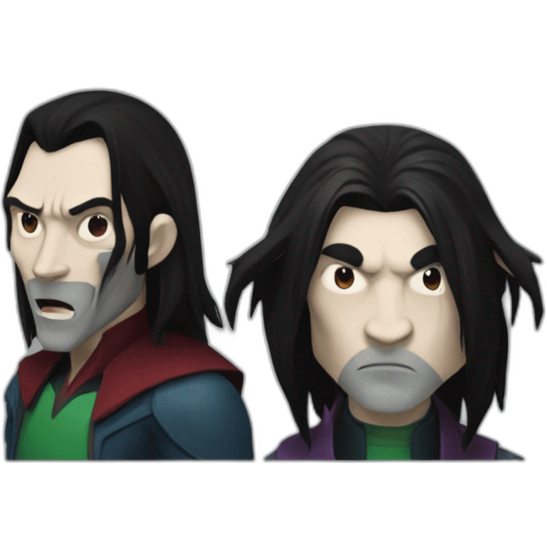 Morbius and Loki emoji