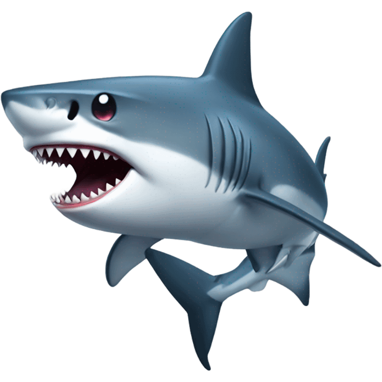 Shark with sixpack  emoji