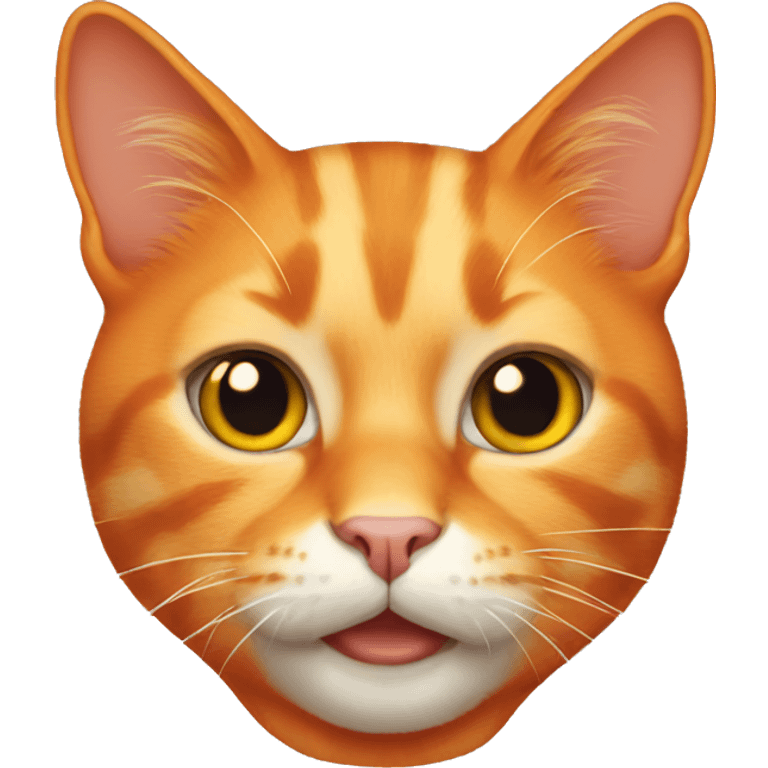 Orange cat emoji