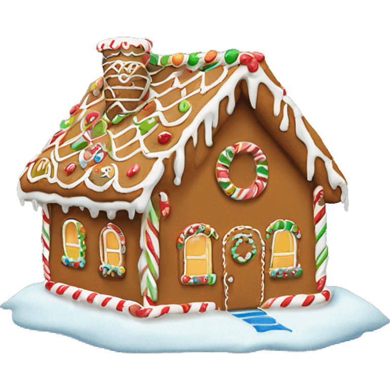 Gingerbread house ￼ emoji