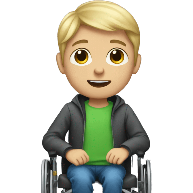 Disabled boy named Erick emoji