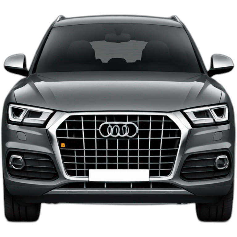 Dark grey audi q5 emoji