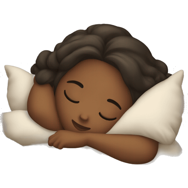 Girl sleeping  emoji