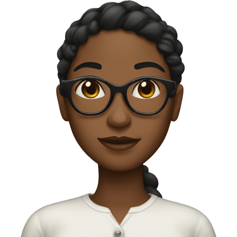 In love with black woman emoji