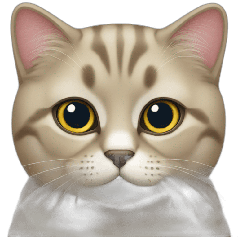 A british cat emoji