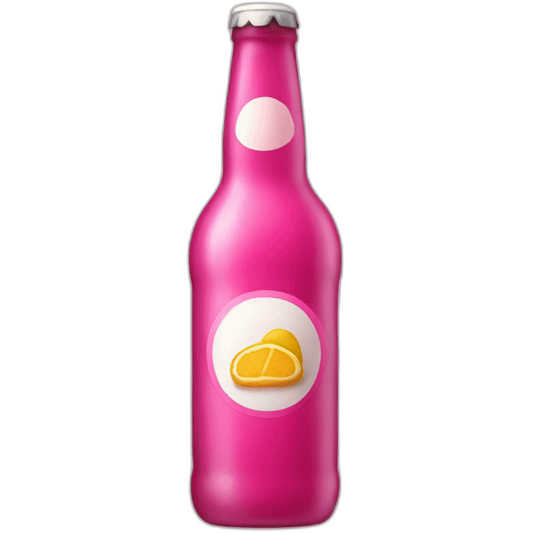 Pink Bottle beer emoji