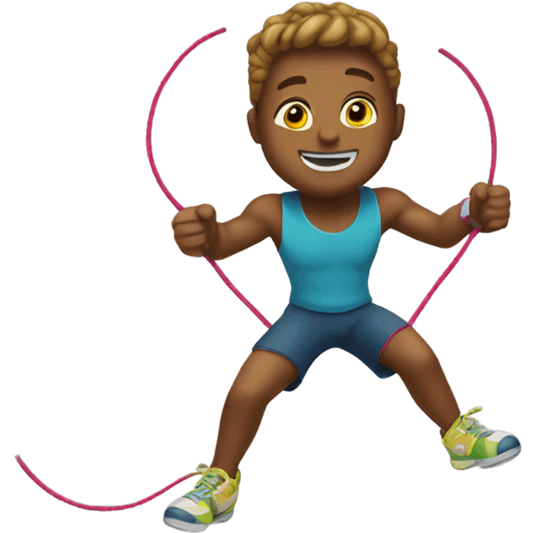 Jump roping  emoji