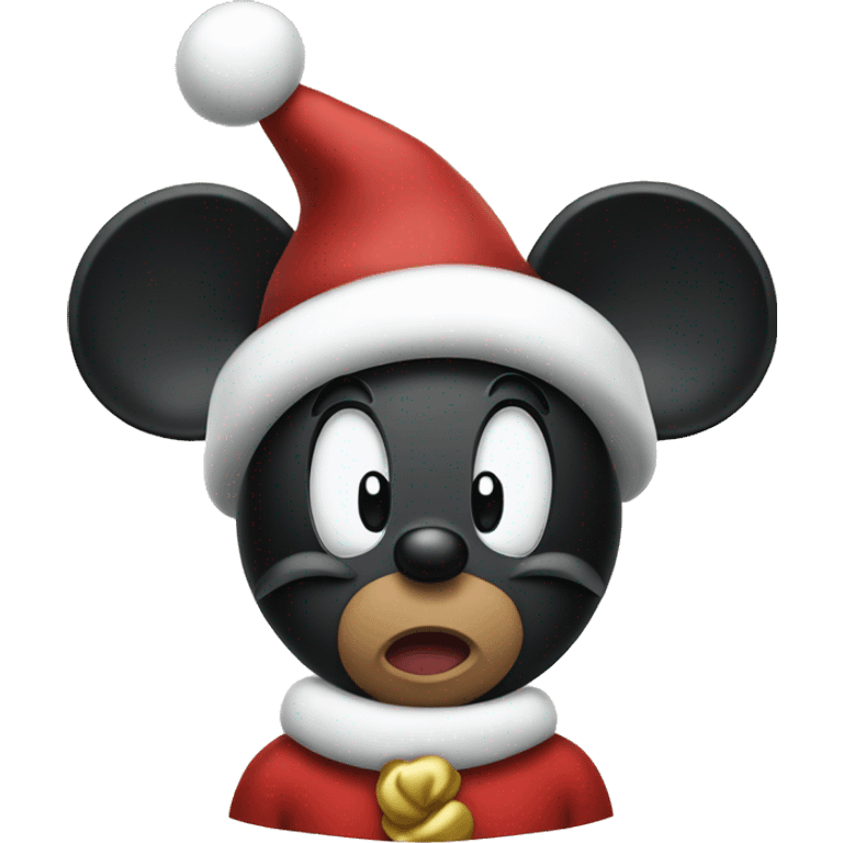 Micky Mouse christimas  emoji