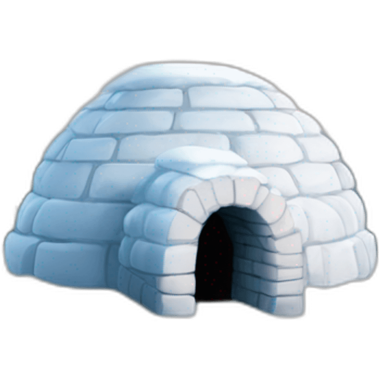 igloo hello sign emoji