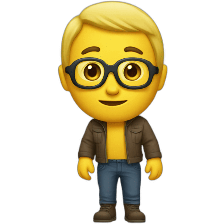 Singe jaune  emoji