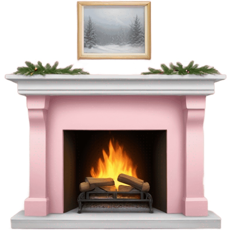 Winter Pink FirePlace emoji