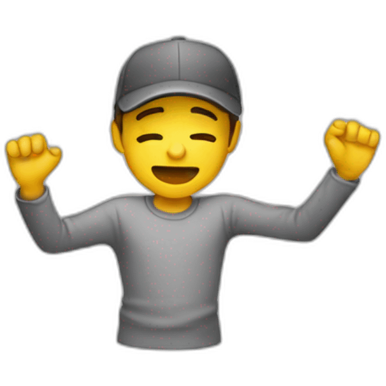 An emoji of someone who makes a dab emoji