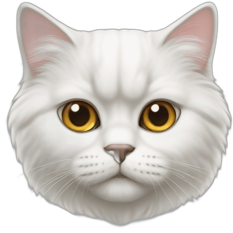 white persian cat emoji