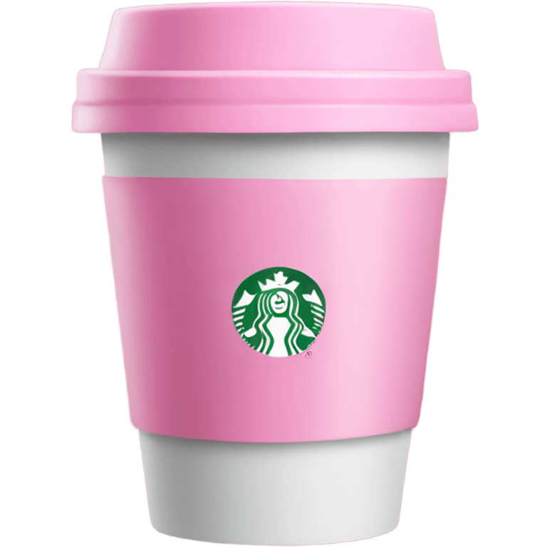 Pink starbucks cup emoji