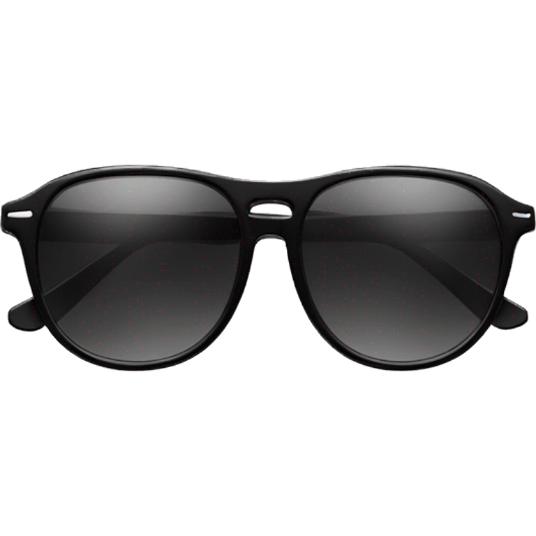 black thin fashion sunglasses no person emoji