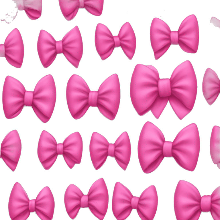 Pink bows  emoji