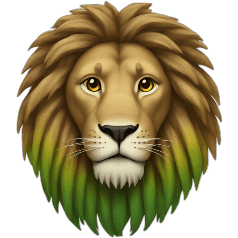 rasta lion emoji