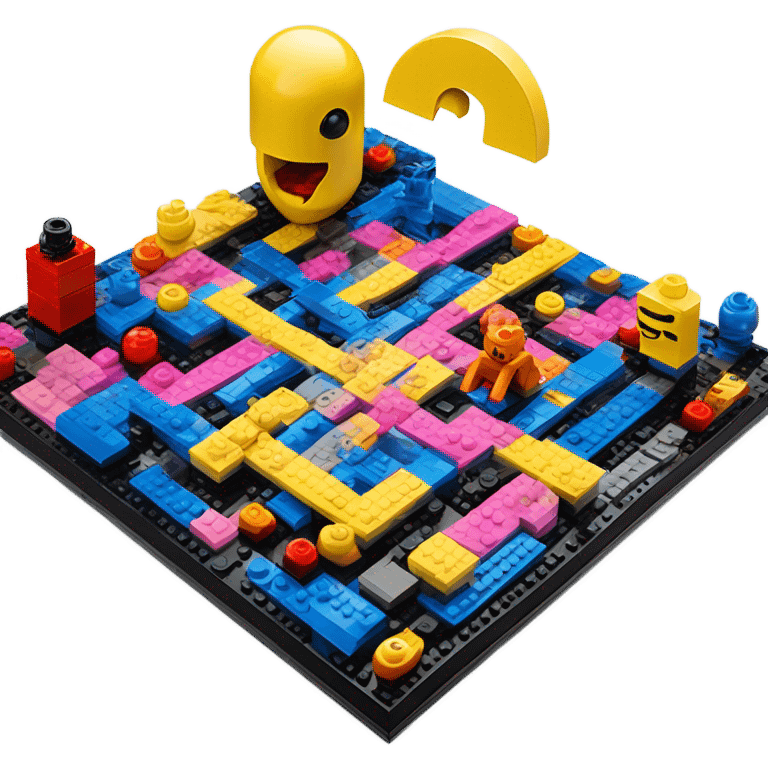 pac-man lego set emoji