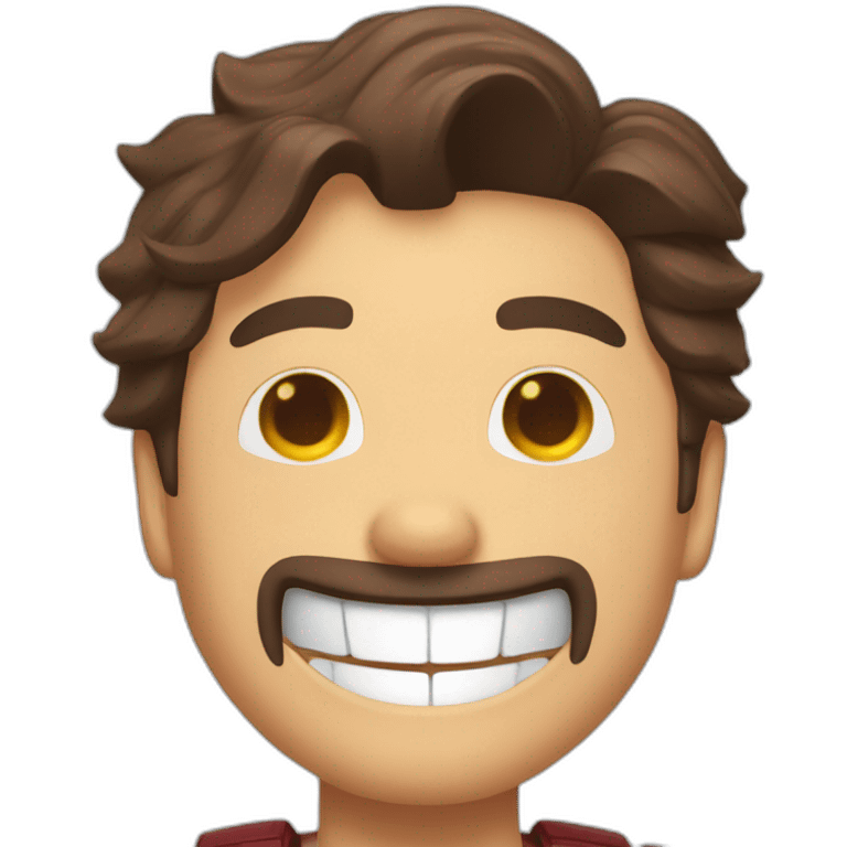 Tony stark laughing emoji