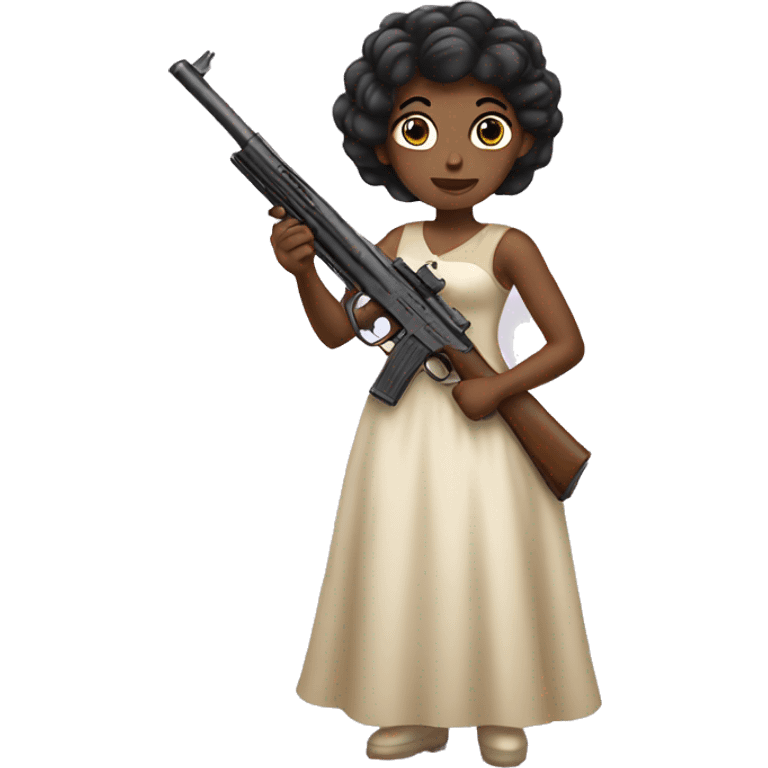 Princess holding a gun emoji