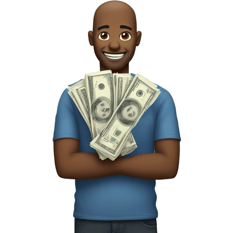 Smile with money bad emoji