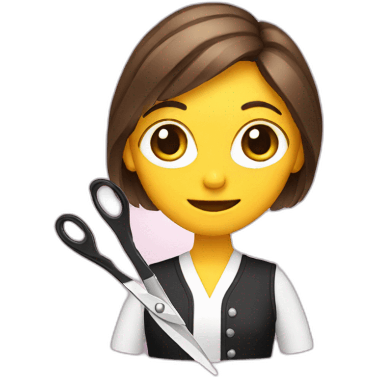 lady scissors emoji