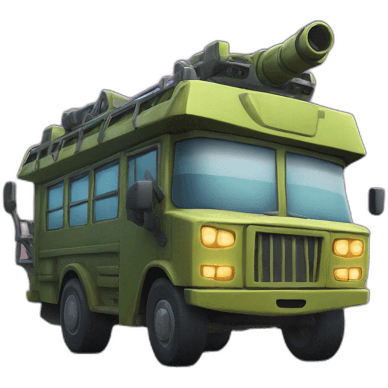 fornite battle bus emoji