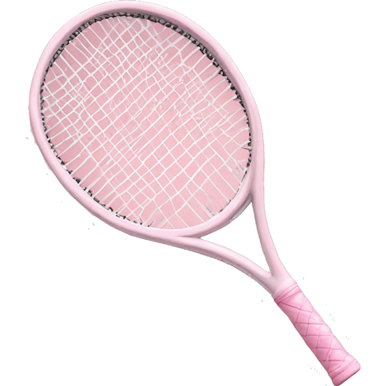 light pink tennis racket  emoji