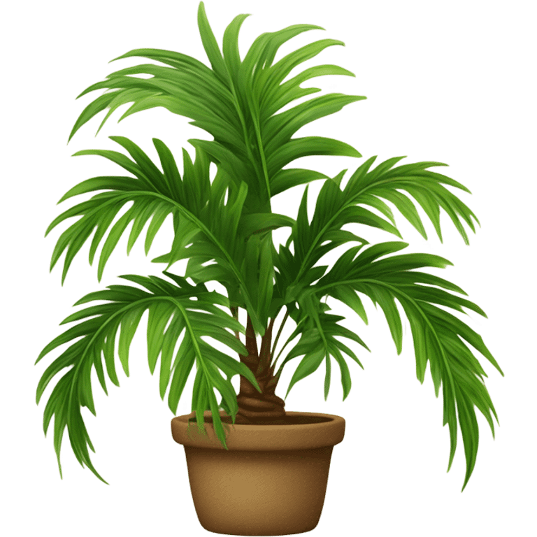 a palm plant in a pot emoji