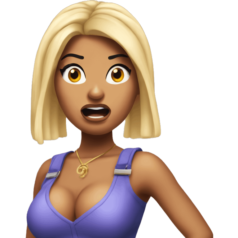 Nicki Minaj shocked emoji